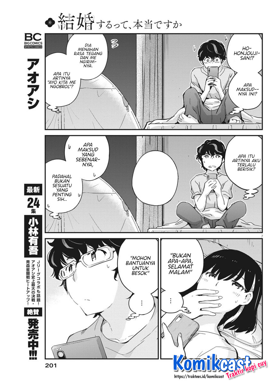 Kekkon Surutte, Hontou Desu ka? Chapter 45 Gambar 8
